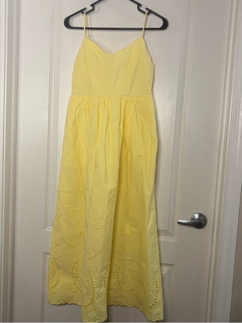 Calypso St. Barth Yellow Eyelet Maxi Dress